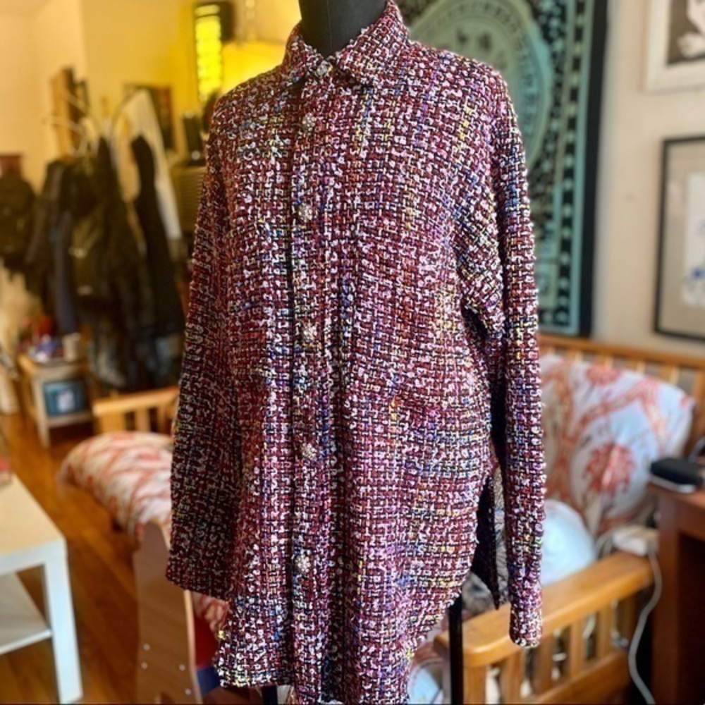 Tov LA Multicolor Button Up Sweater/Jacket